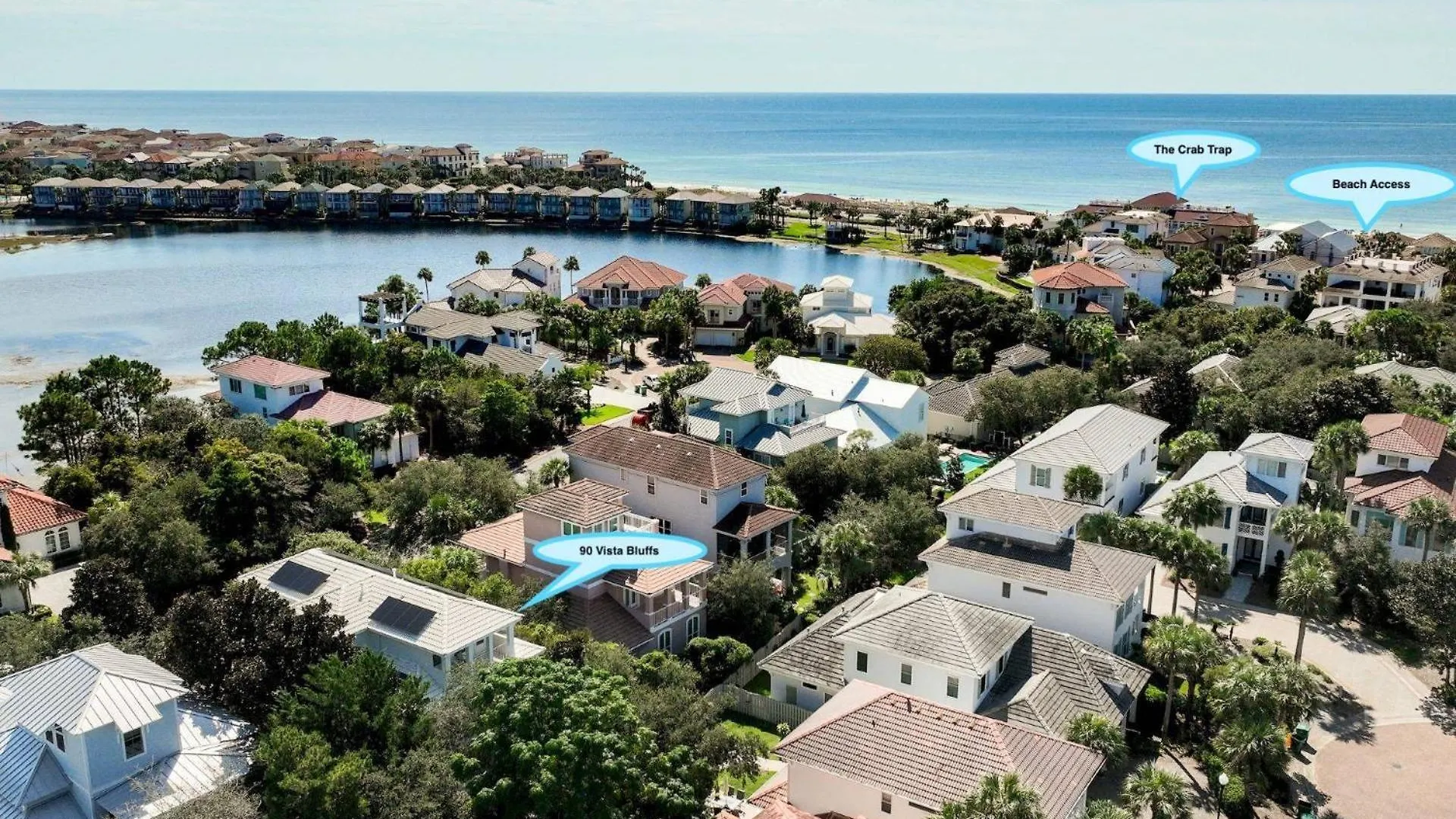Vista Bluffs 90 ~ Casa Beachy Blanca Destin Holiday home